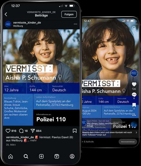 Reichweite über Instagram & Tiktok